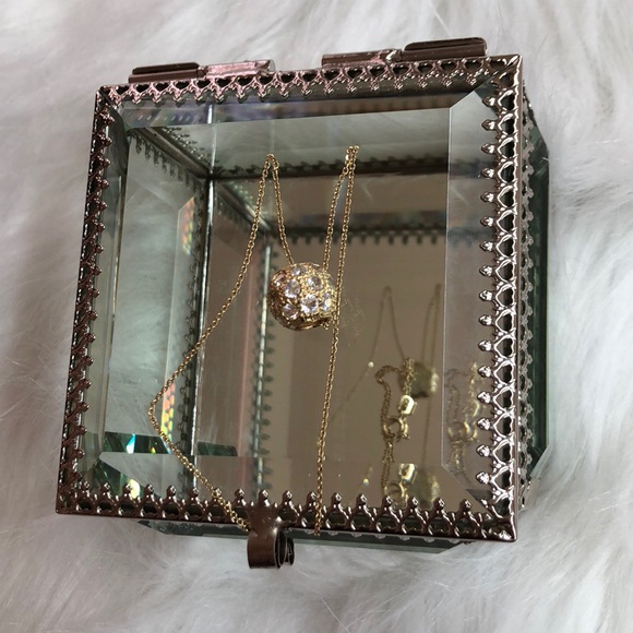 14K Solid Yellow Gold diamond charm - Picture 8 of 8